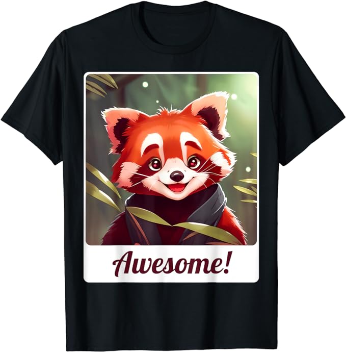 Cute Red Panda Design Awesome